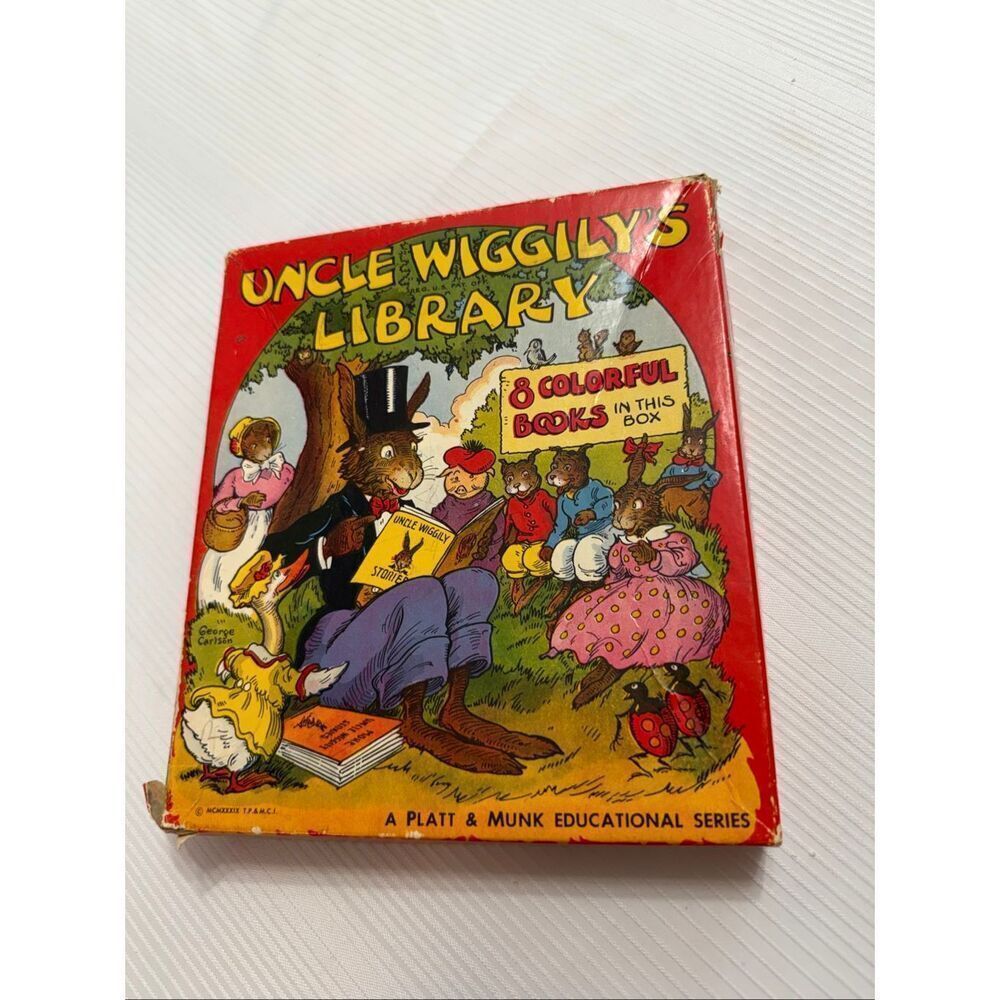 Howard R Garis UNCLE WIGGILY'S LIBRARY: 8 Books in This Box 1939